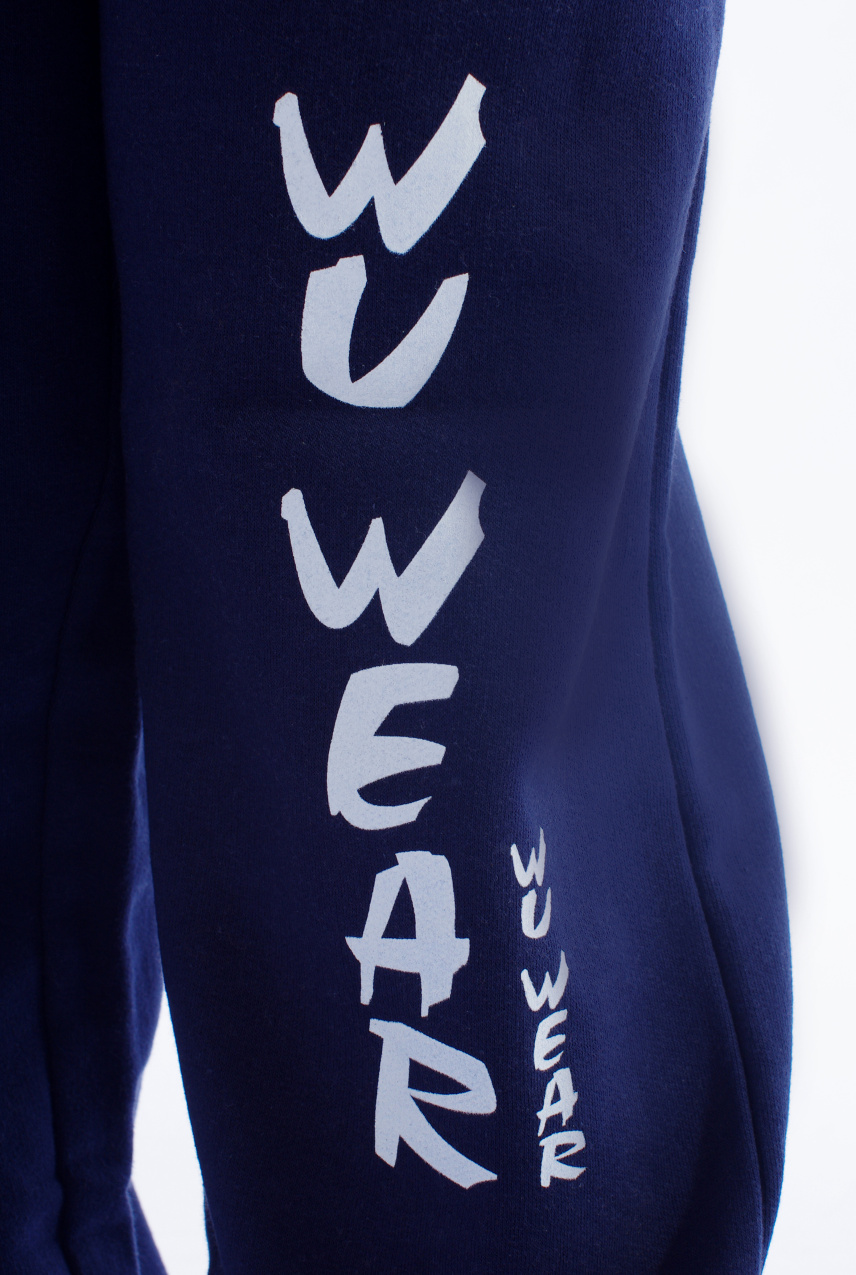 Sportovní dětské tepláky modré WU WEAR