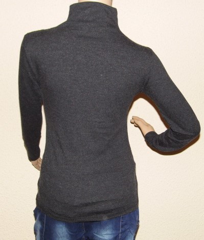 Halenka/tunika se stojáčkem oranž