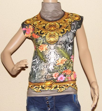 Halenka stojáček s kamínky béžová