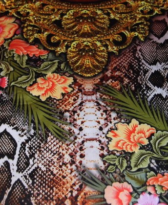 Halenka stojáček s kamínky oranžová