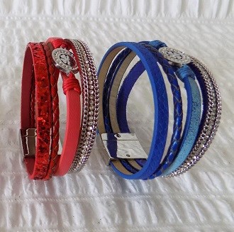 Dámský vícevrstvý náramek - více barev