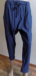 Dámské volné tepláky modrošedé