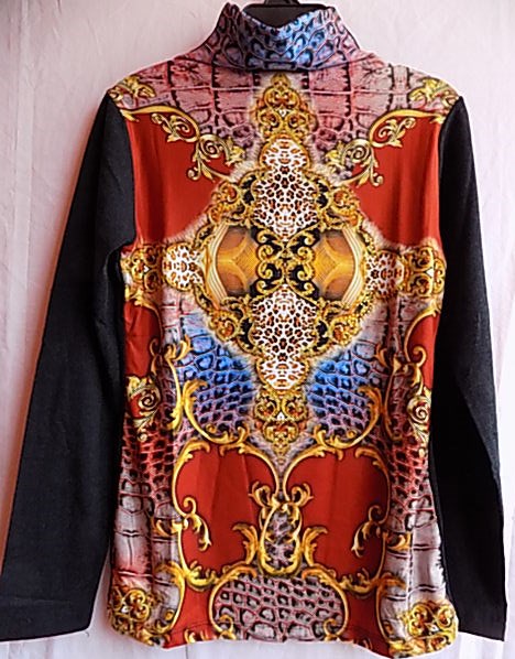 Tričko stojáček a kamínky barevná