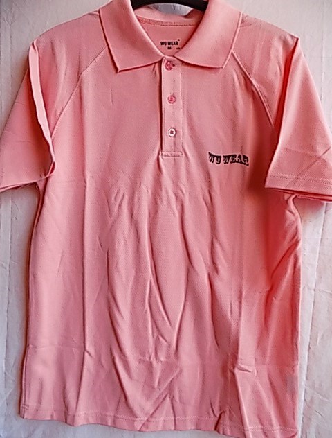 Pánské tričko s límečkem Wu Wear růžové