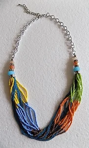 Náhrdelník korálkový vrstvený