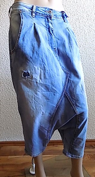 Džíny hluboký sed harémky S.Woman