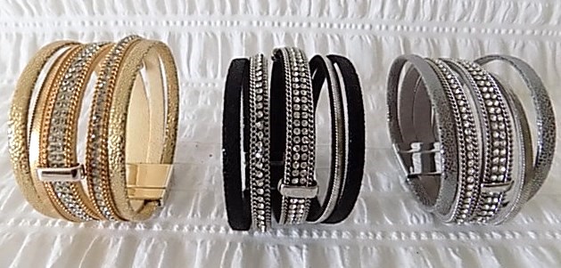 Dámský stylový vícevrstvý náramek - více barev