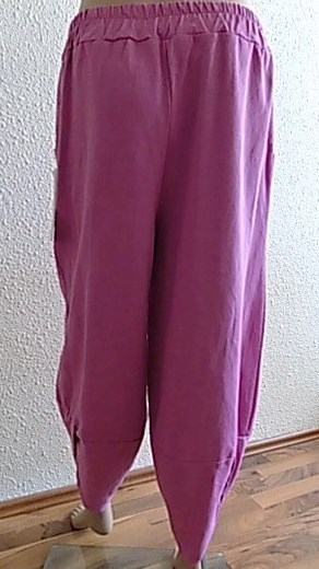 Dámské tepláky harémky starorůžové