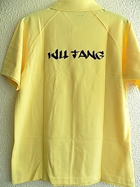 Pánské tričko s límečkem Wu Tang žluté