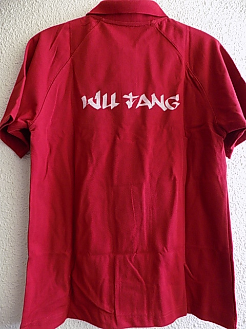Pánské tričko s límečkem Wu Tang červené
