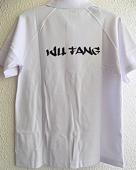 Pánské tričko s límečkem Wu Tang bílé