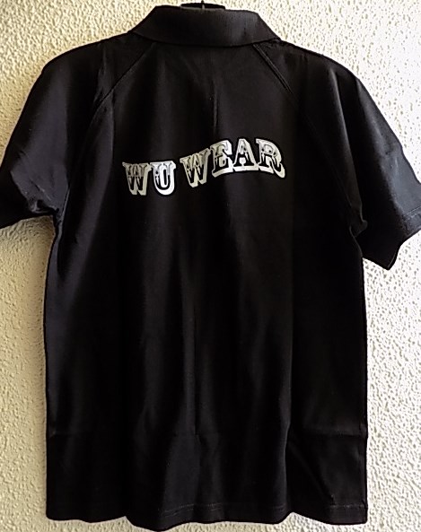 Tričko s límečkem Wu Wear černé