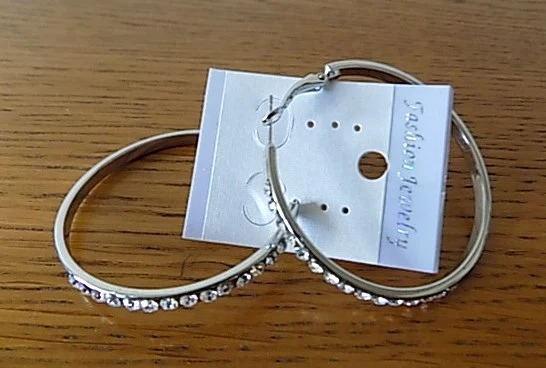 Náušnice kruhy s perličkami