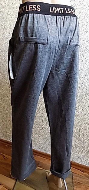Dámské široké kalhoty šedé