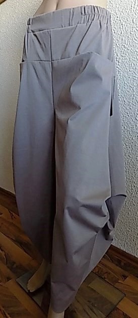 Béžové kalhoty harémové Sweetissima