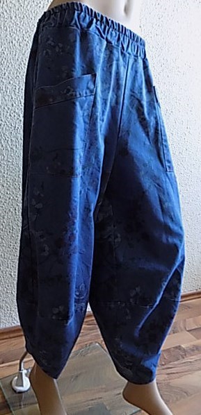 Džíny harémky tmavě modré Blu Royal