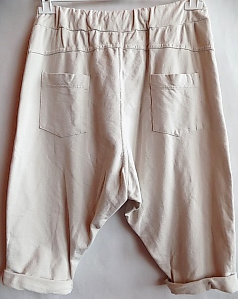Tepláky harémky béžové New Collection