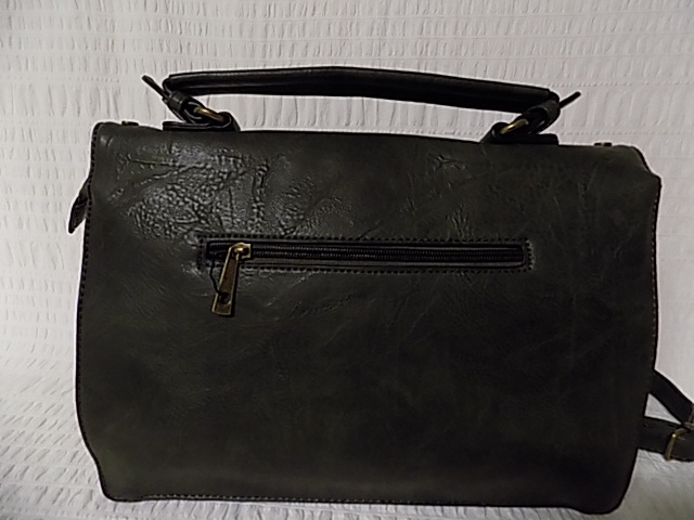 Luxusní kabelka do ruky/na rameno khaki