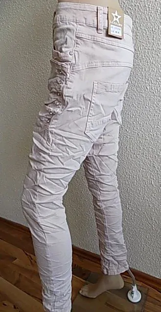 Dámské baggy džíny LEXXURY růžové