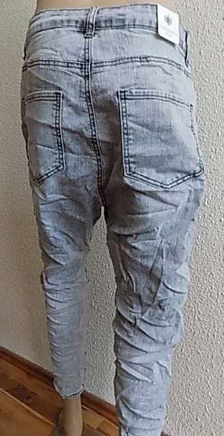 Dámské džíny světle šedé