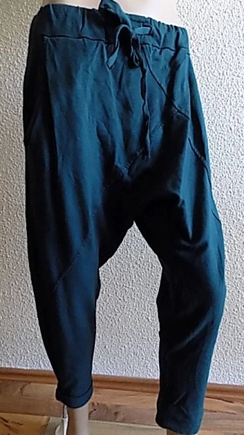 Dámské volné tepláky zelené