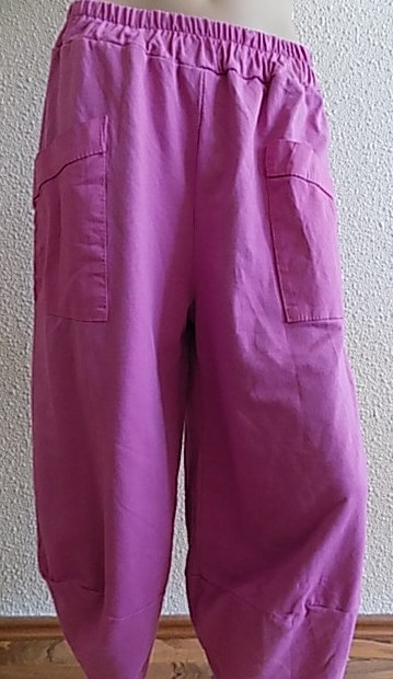 Dámské tepláky harémky starorůžové