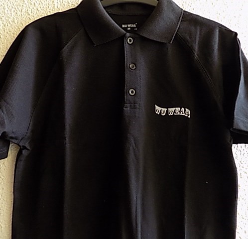 Tričko s límečkem Wu Wear černé