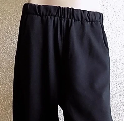 Dámské široké kalhoty harémové černé