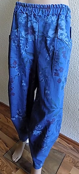 Džíny harémky tmavě modré Blu Royal