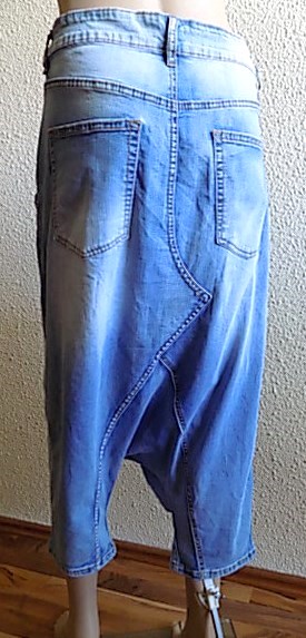 Džíny hluboký sed harémky S.Woman