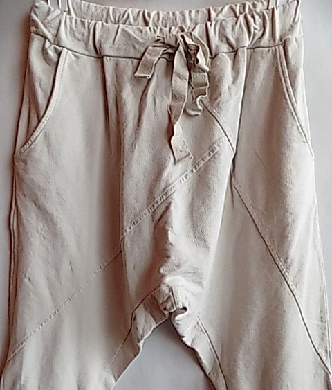 Tepláky harémky béžové New Collection