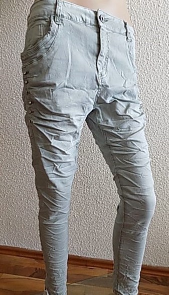 Dámské džíny LEXXURY světle zelené