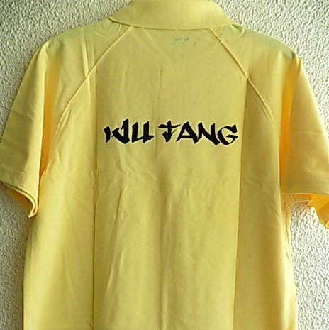 Pánské tričko s límečkem Wu Tang žluté
