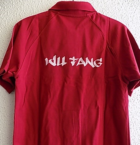 Pánské tričko s límečkem Wu Tang červené