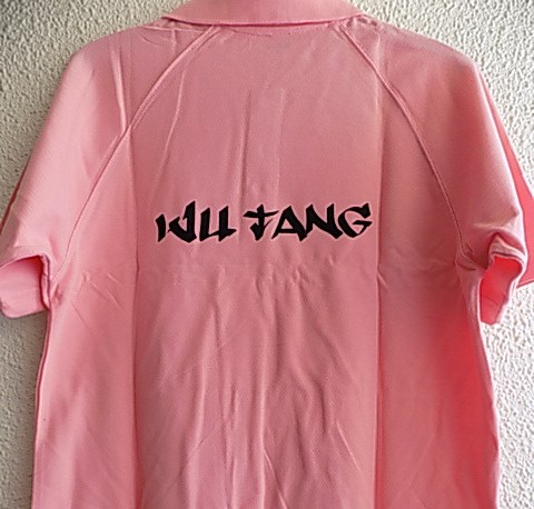 Tričko s límečkem Wu Tang růžové