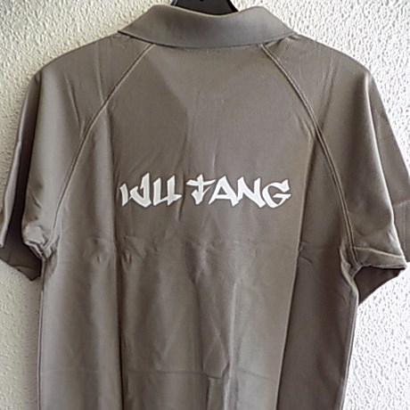 Tričko s límečkem Wu Tang khaki