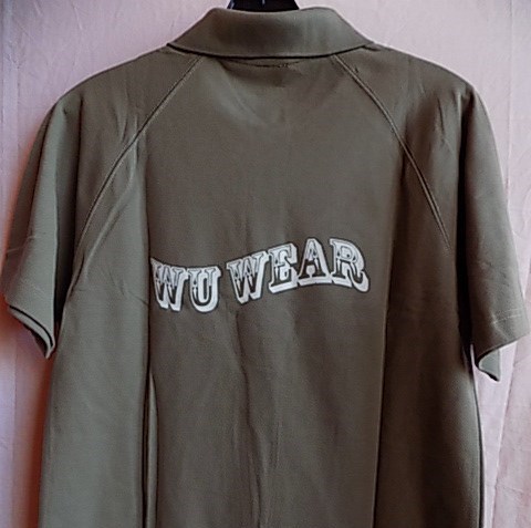 Tričko s límečkem Wu Wear khaki