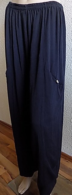 Černé kalhoty volné New Collection