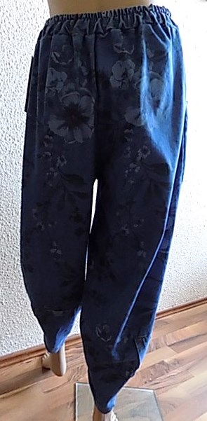 Džíny harémky tmavě modré Blu Royal