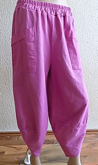 Dámské tepláky harémky starorůžové