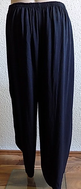 Černé kalhoty volné New Collection