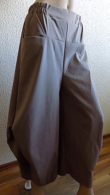 Béžové kalhoty harémové Sweetissima