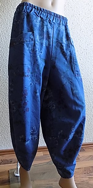 Džíny harémky tmavě modré Blu Royal