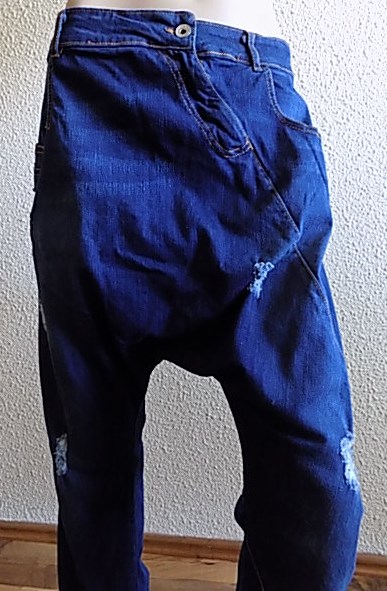 Džíny široké harémové VDL Fashion