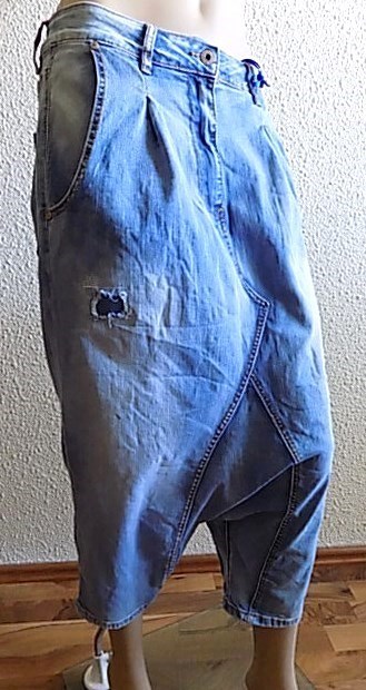 Džíny hluboký sed harémky S.Woman