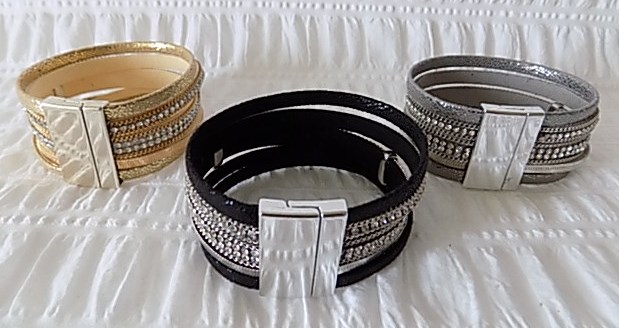 Dámský stylový vícevrstvý náramek - více barev