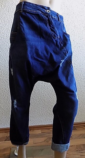 Džíny široké harémové VDL Fashion